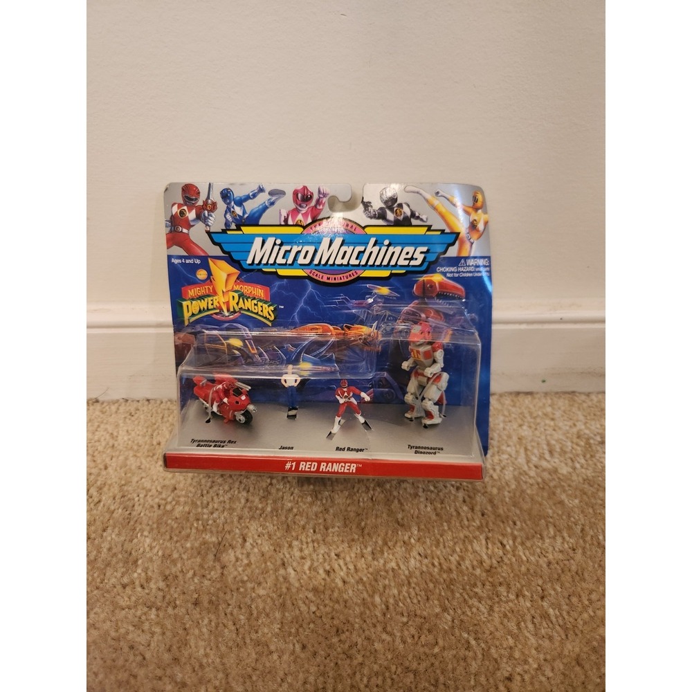 Micro Machines Mighty Morphin Power Ranger #2 Black Ranger **NEW/UNOPENED**
